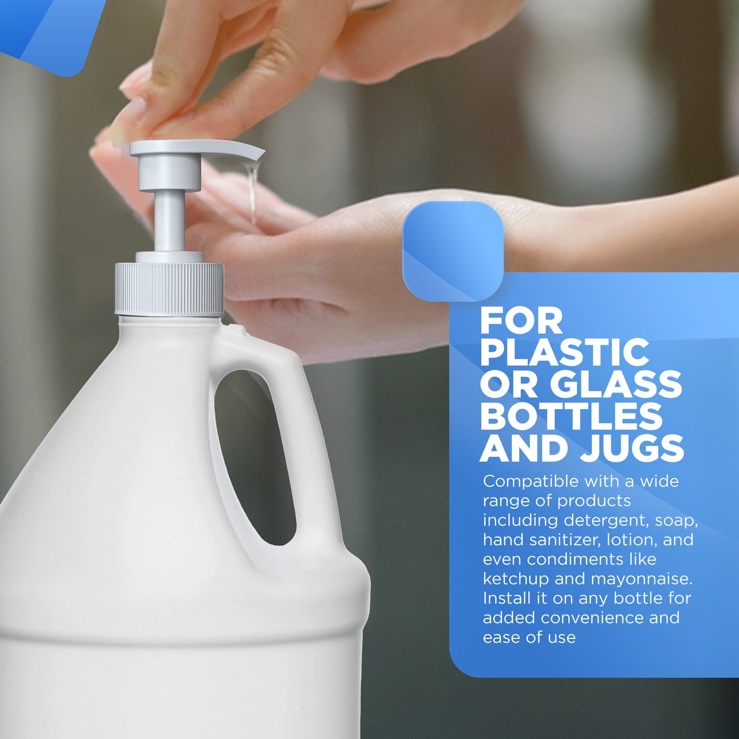 38mm Plastic Pumps for Gallon and Half Gallon Jugs - 38/400