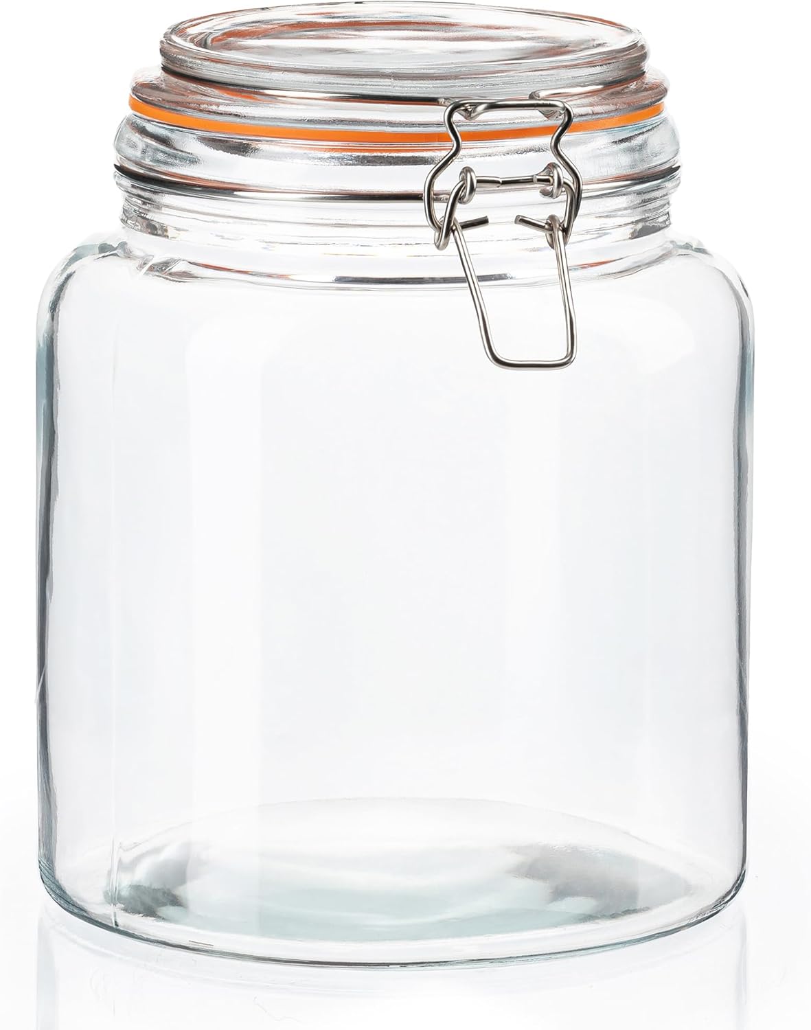 Half Gallon Glass Jar with Swing Clasp Lid