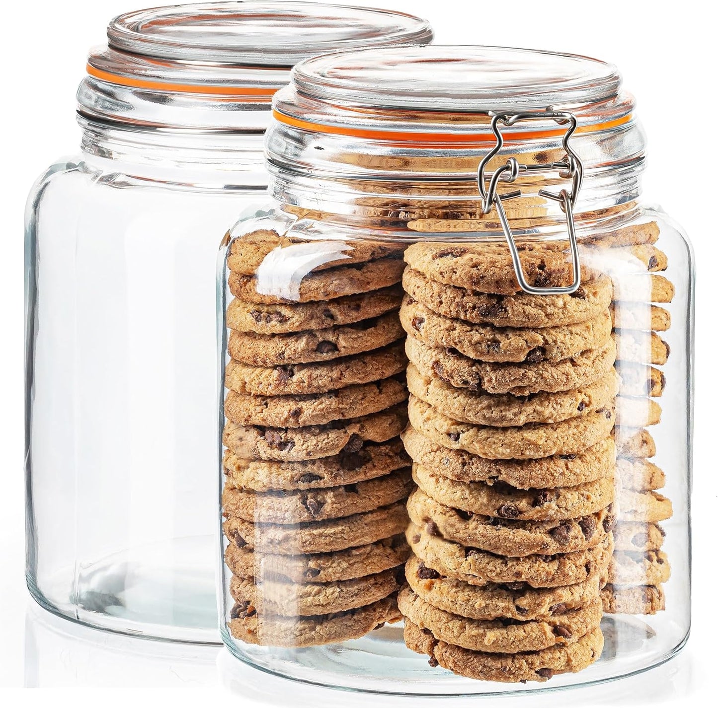 Half Gallon Glass Jar with Swing Clasp Lid