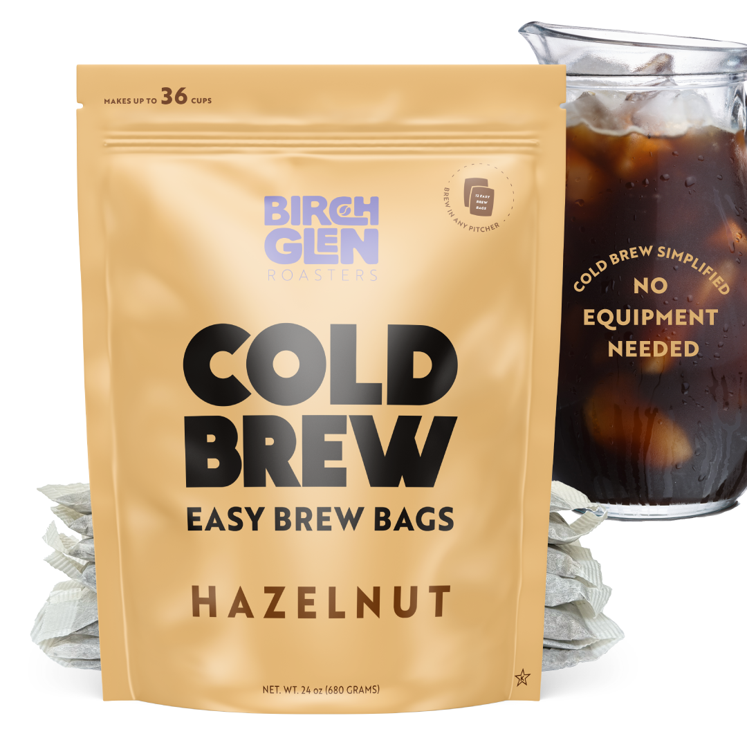 Birch Glen Cold Brew Coffee Pitcher Packs - 12 Bags - Hazelnut