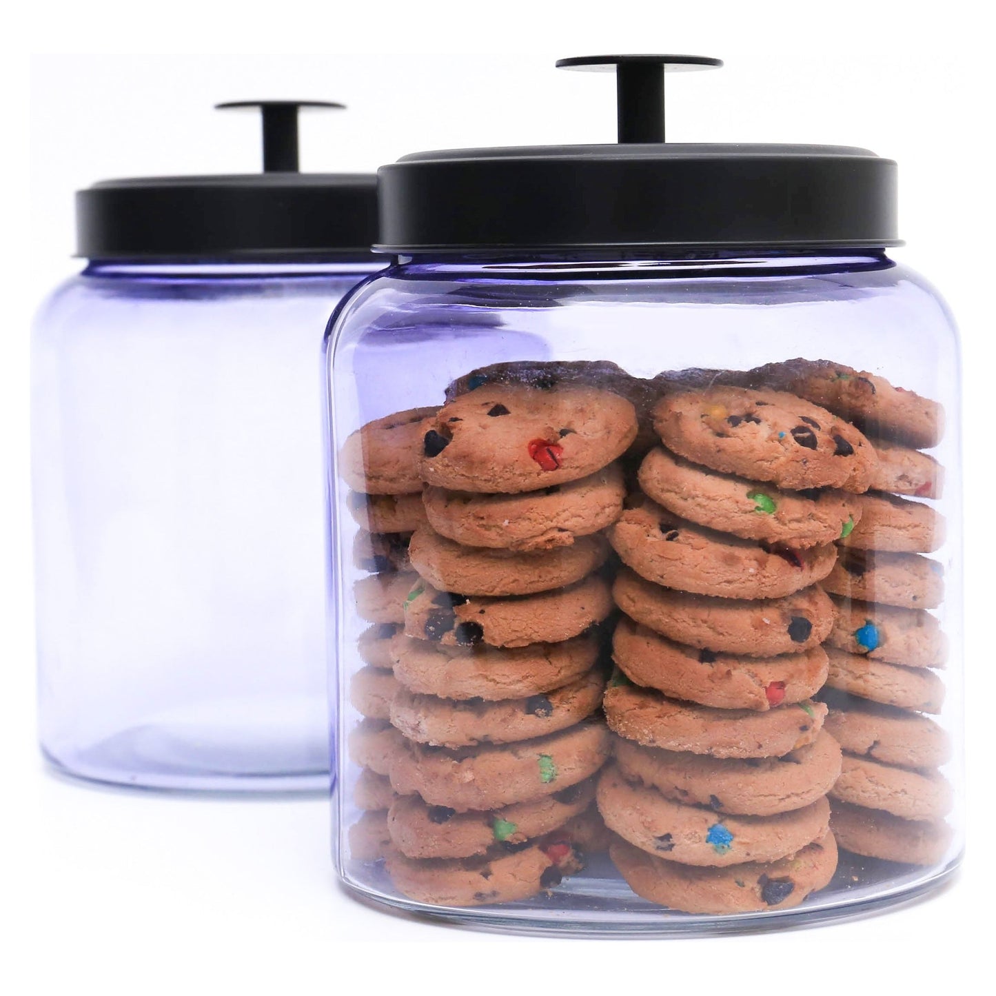 Half Gallon Colored Cookie Jars - Pack of 2