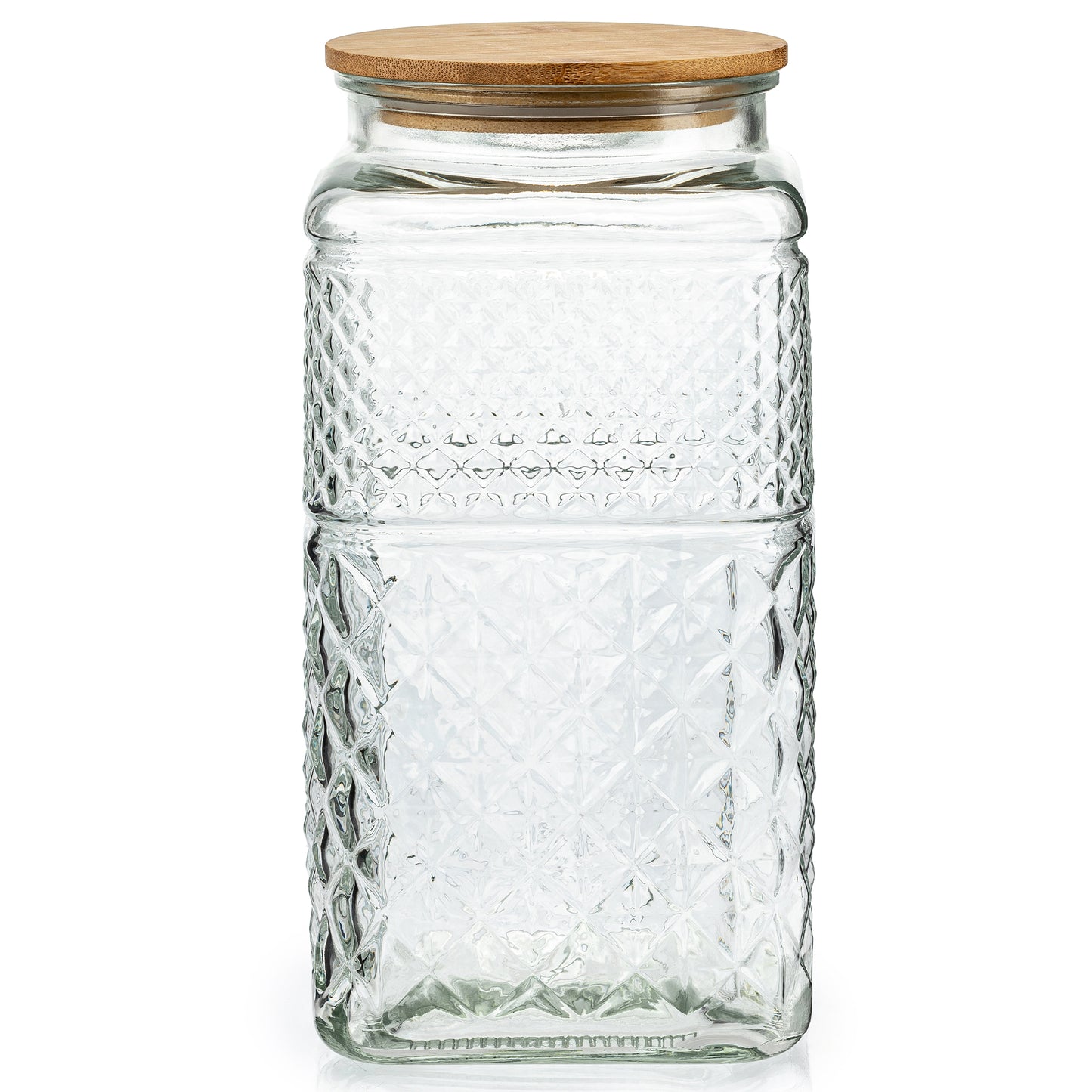 Large Airtight Glass Kitchen Canister (110 FL OZ)