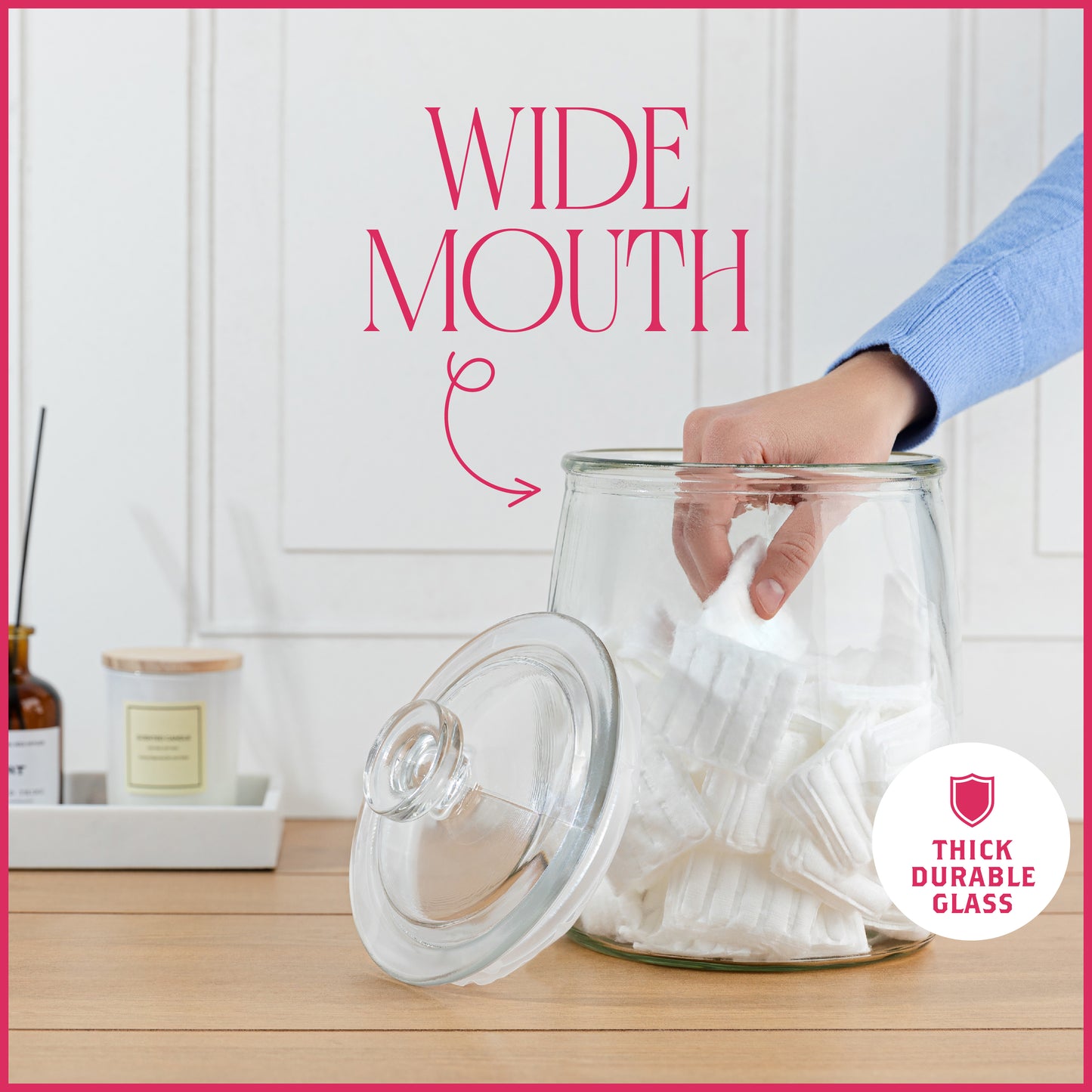 Modern 1 Gallon Glass Jar with Airtight Lid