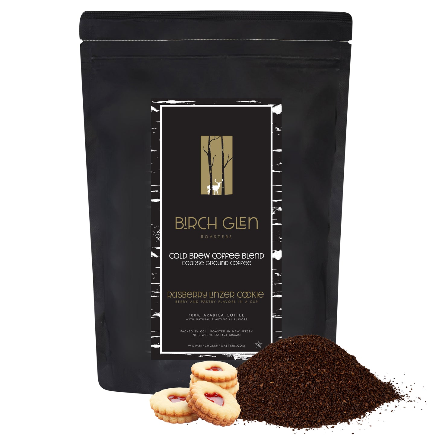 Birch Glen Roasters Cold Brew - Raspberry Linzer Cookie
