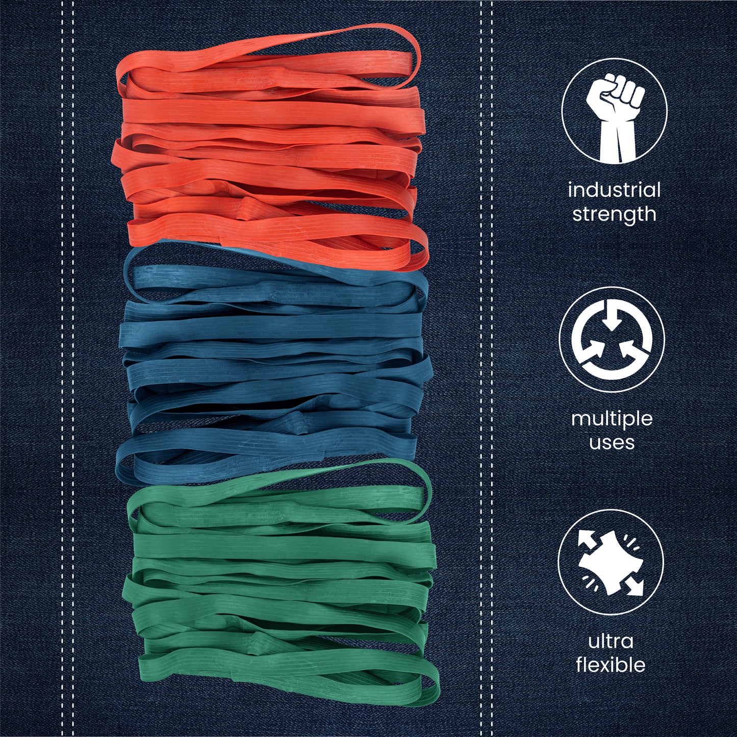 Furniture Mover Rubber Bands - Variety Pack