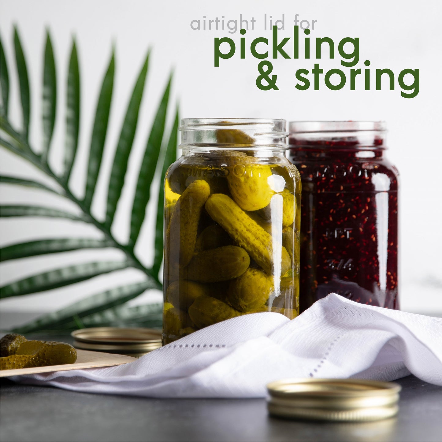 26oz Mason Jars - Canning Lids