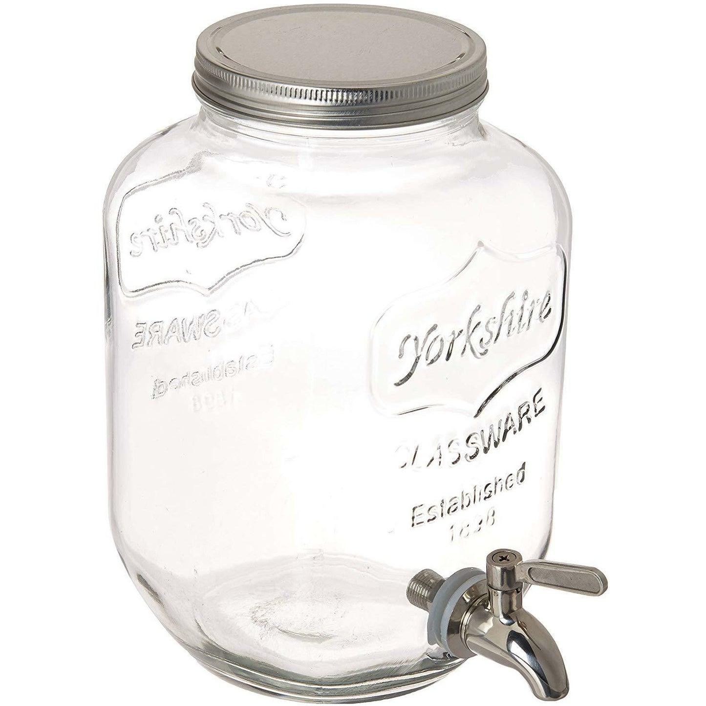 Dual Gallon Dispensers with Stand and Drip Trays