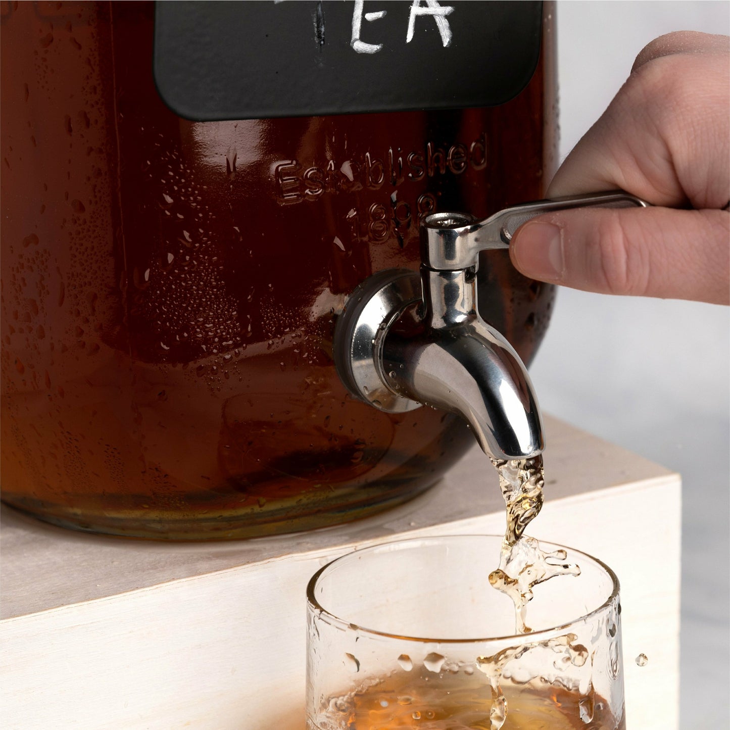 1 Gallon Glass Infuser Dispenser - Yorkshire