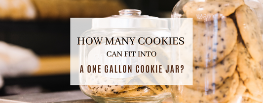 How Many Cookies Can Fit into a One Gallon Cookie Jar?