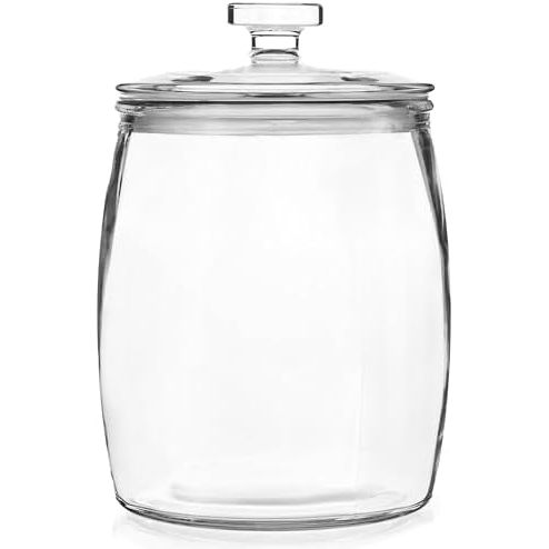 1 gallon glass cookie jar size reference