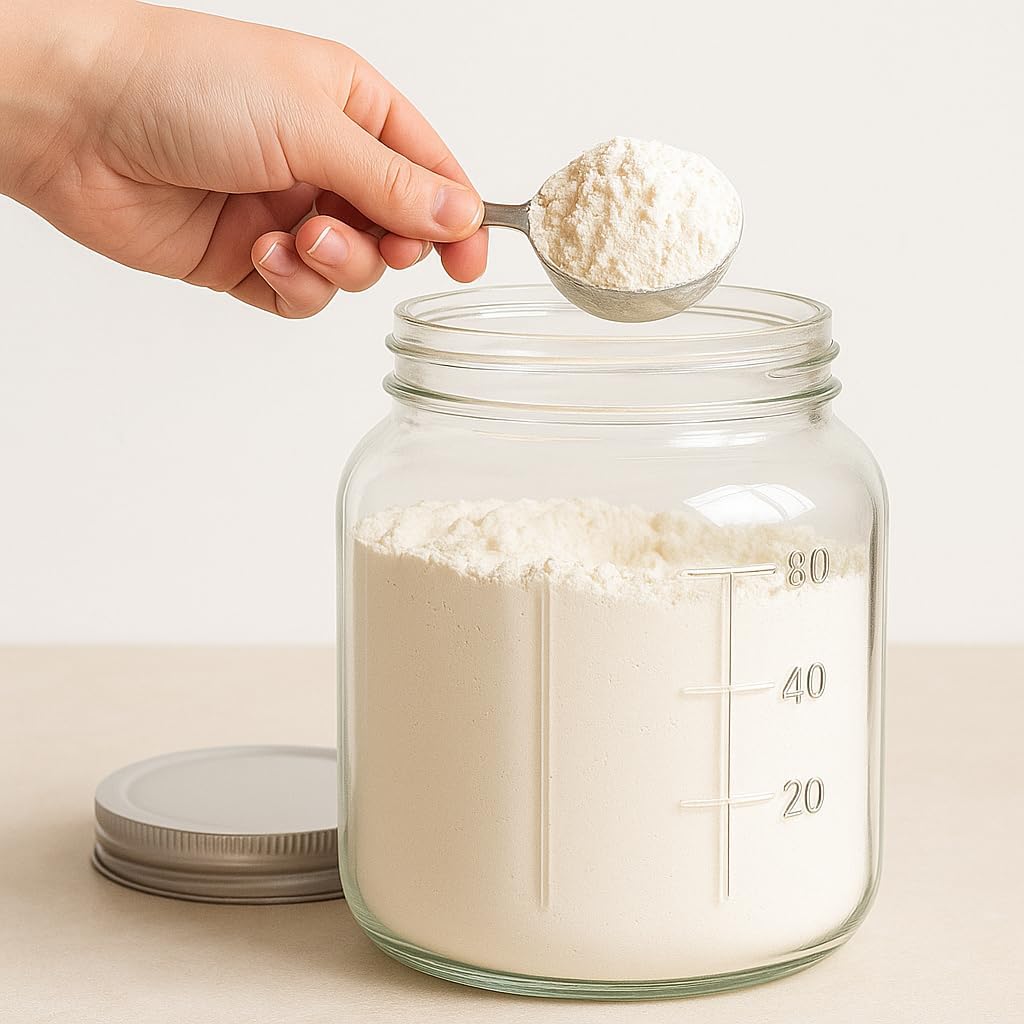 Kitchentoolz 64 oz square mason jar metal lid, view 5