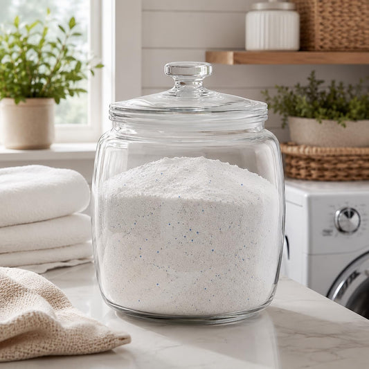 XL cookie jar filled with holiday baking