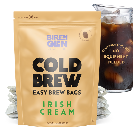 Birch Glen Cold Brew Coffee Pitcher Packs -  12 Bags - Irish Cream