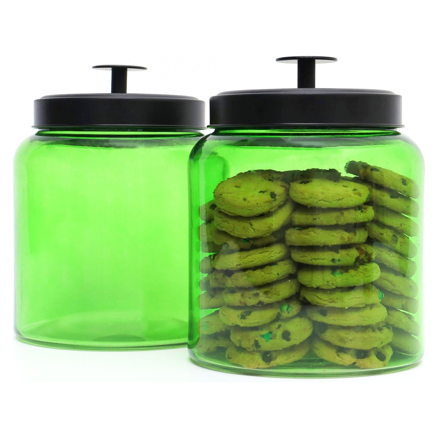 Half Gallon Colored Cookie Jars - Pack of 2
