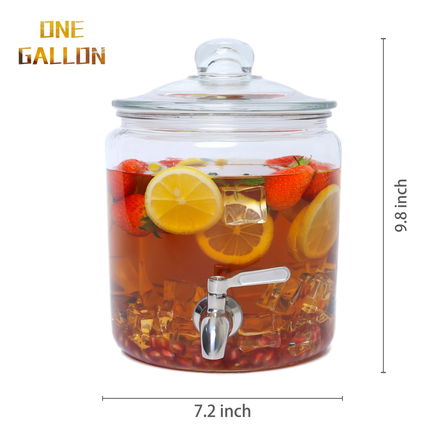1 Gallon Round Drink Dispenser