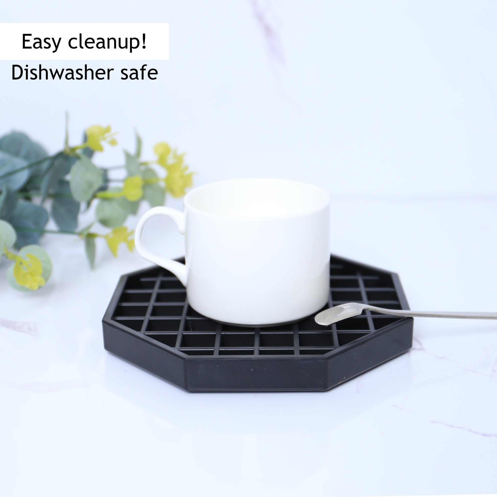 Drip tray under dispenser spigot