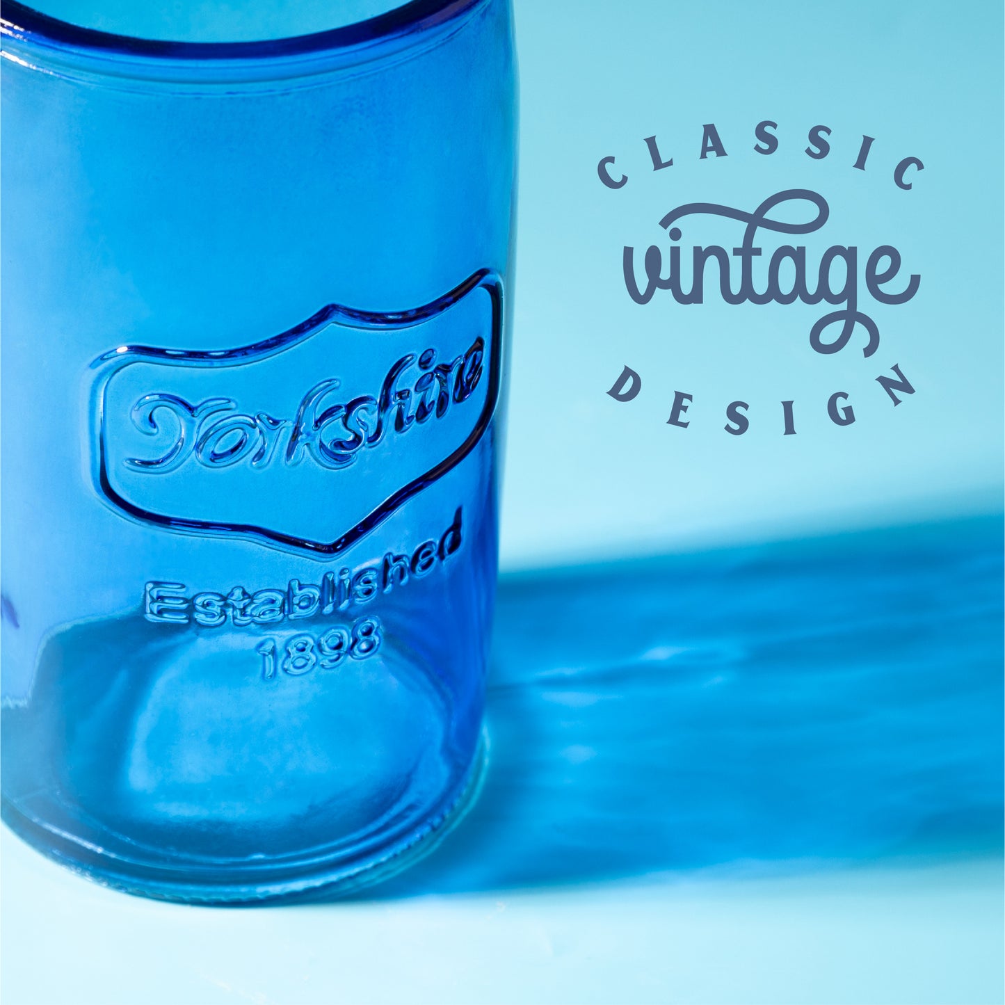 Vintage 16 oz Colored Yorkshire Mason Drinkware