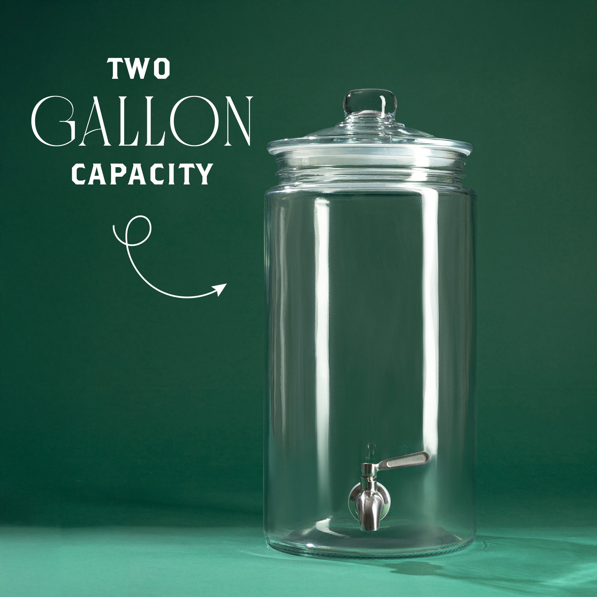 2 gallon drink dispenser filled for serving