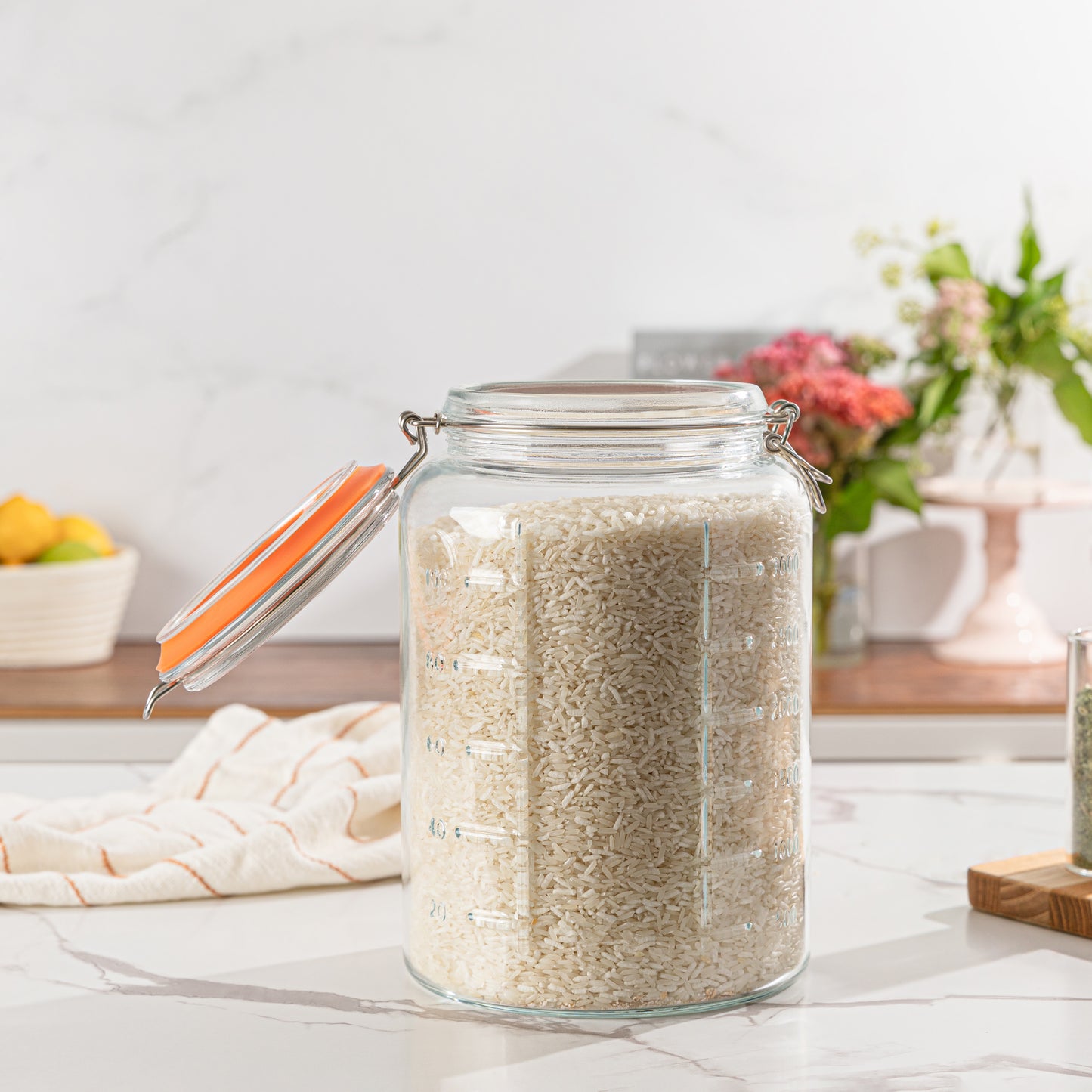 1 gallon super wide mouth mason jar