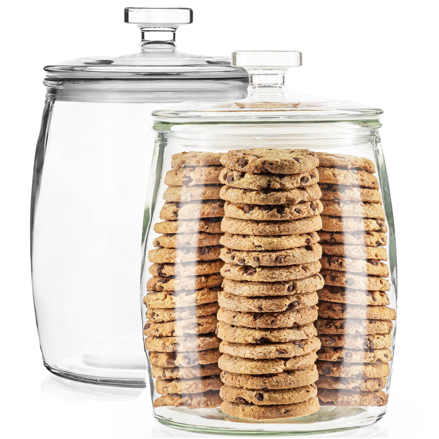 Minimalist gallon glass storage jar