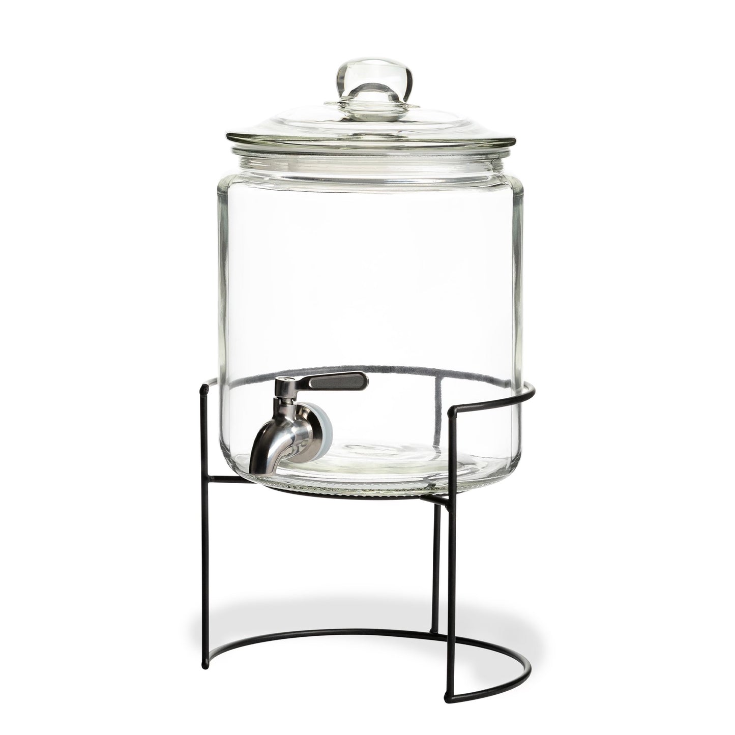 1 Gallon Round Drink Dispenser on Stand