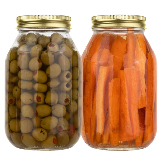 32oz Mayo Mason Jars - Canning Lids