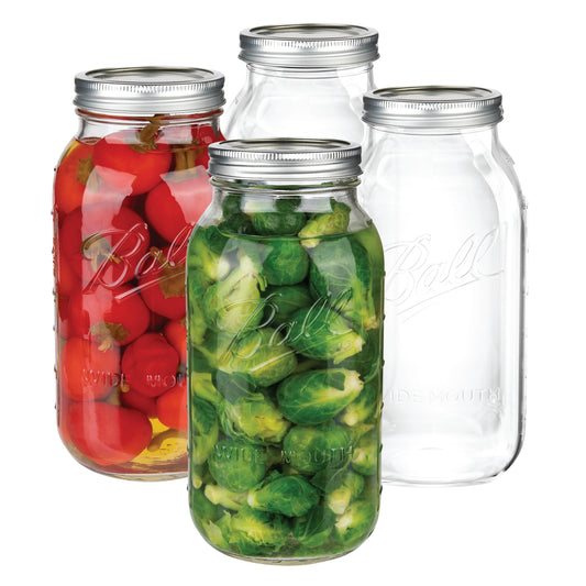 Genuine Ball brand embossed logo mason jar