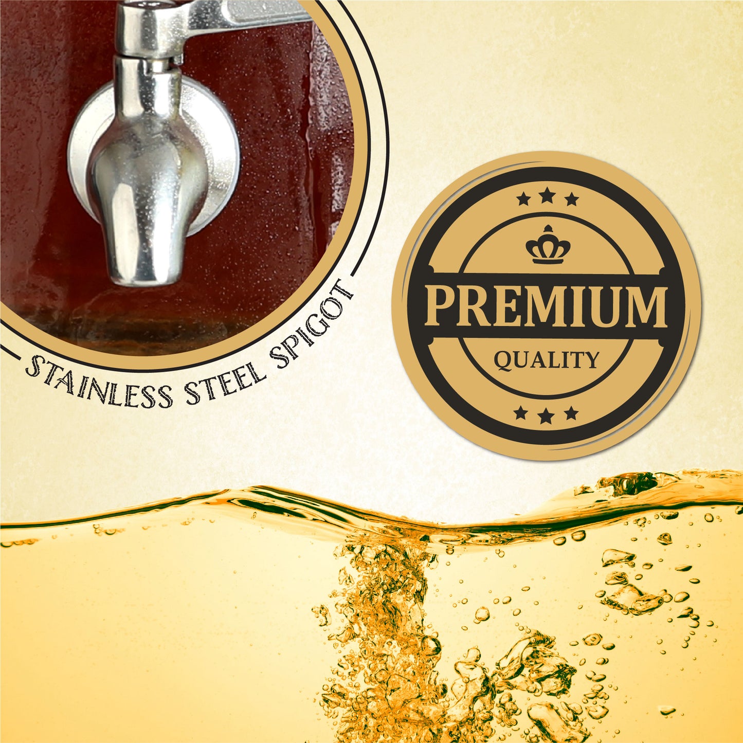 Dual 1.5 gallon glass dispensers, view 7