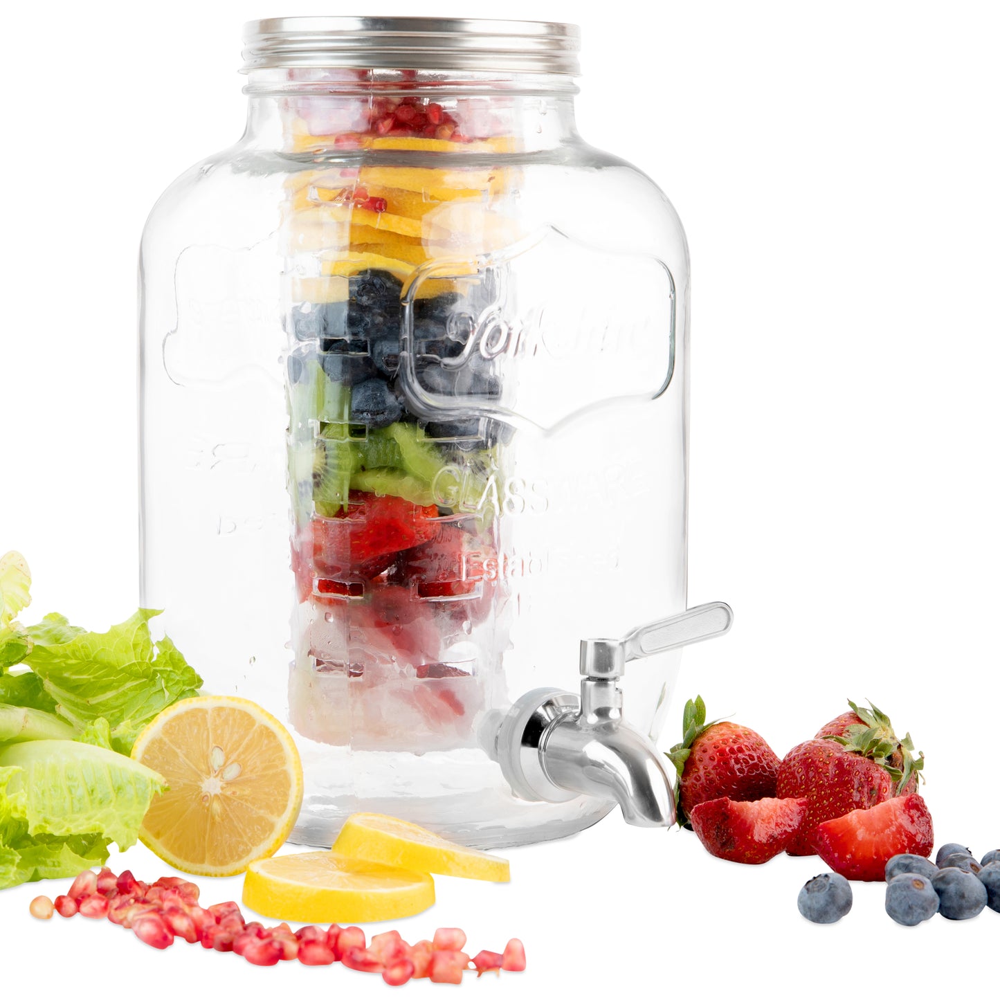 2 Gallon Glass Infuser Dispenser - Yorkshire