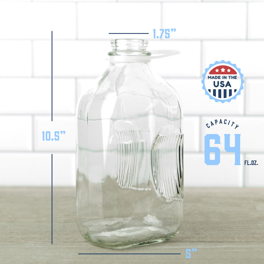 Half Gallon Jar–Uline (Purchase for your own use–not for our milk.) – Be  Whole Again Farm