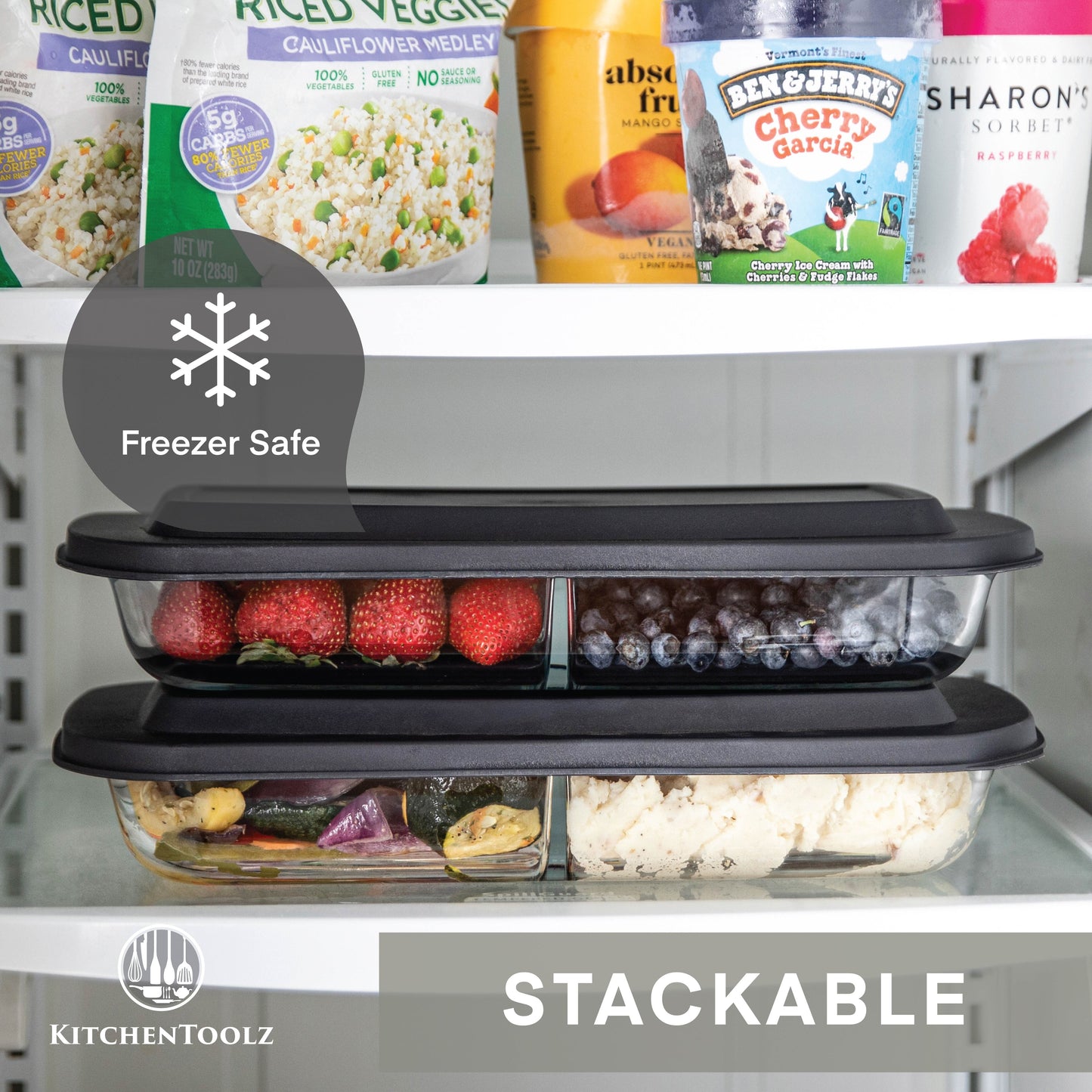 Sectioned casserole bakeware, view 6