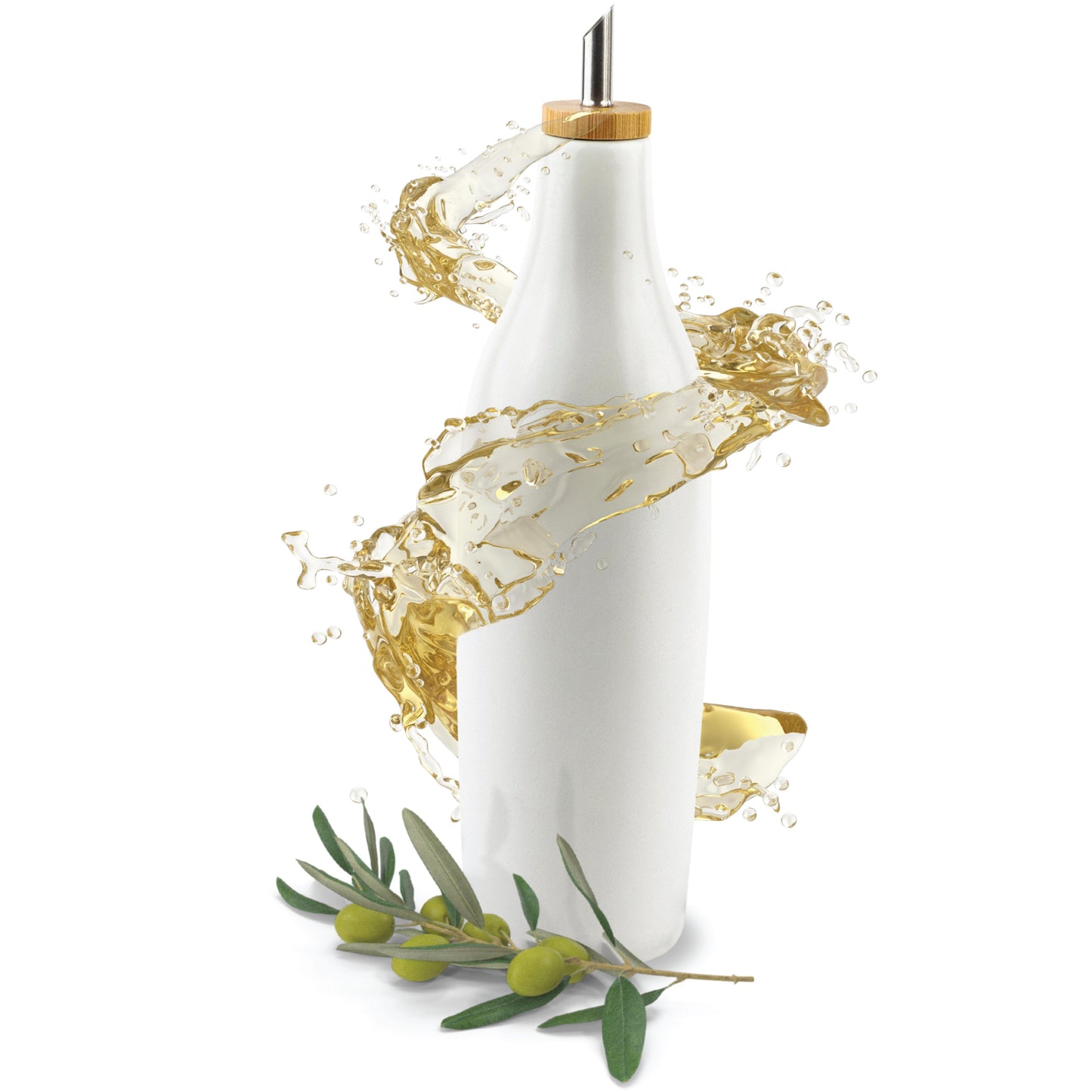 Ceramic Olive Oil Dispenser Bottle
