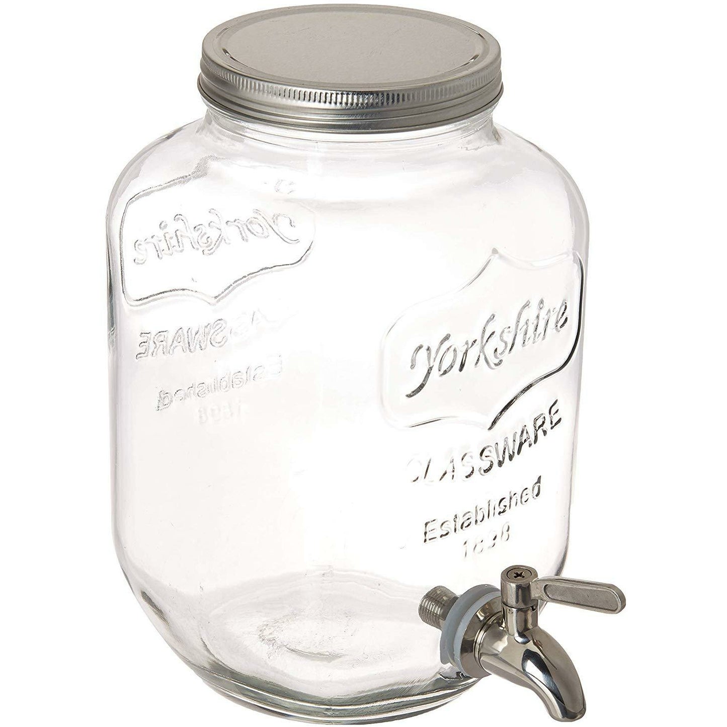 2 Gallon Glass Beverage Dispenser - Yorkshire