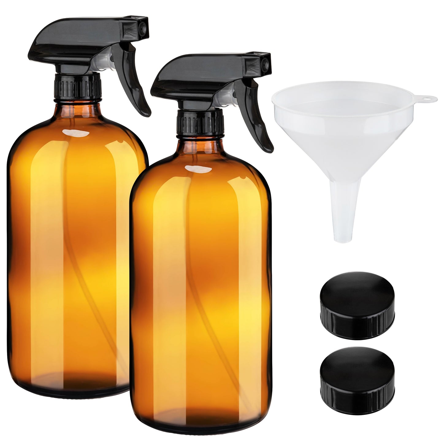 32oz Glass Spray Bottle -  Amber