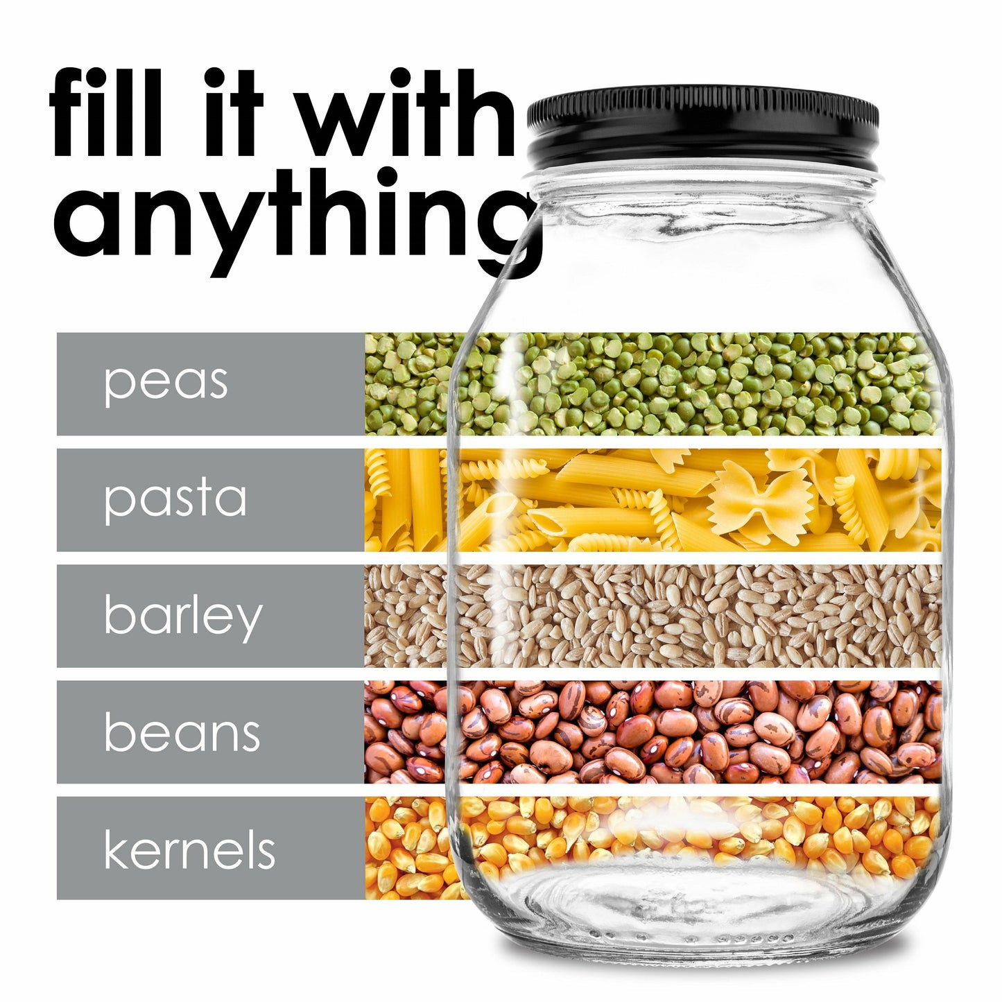 32oz Mayo Mason Jars - Metal Lids