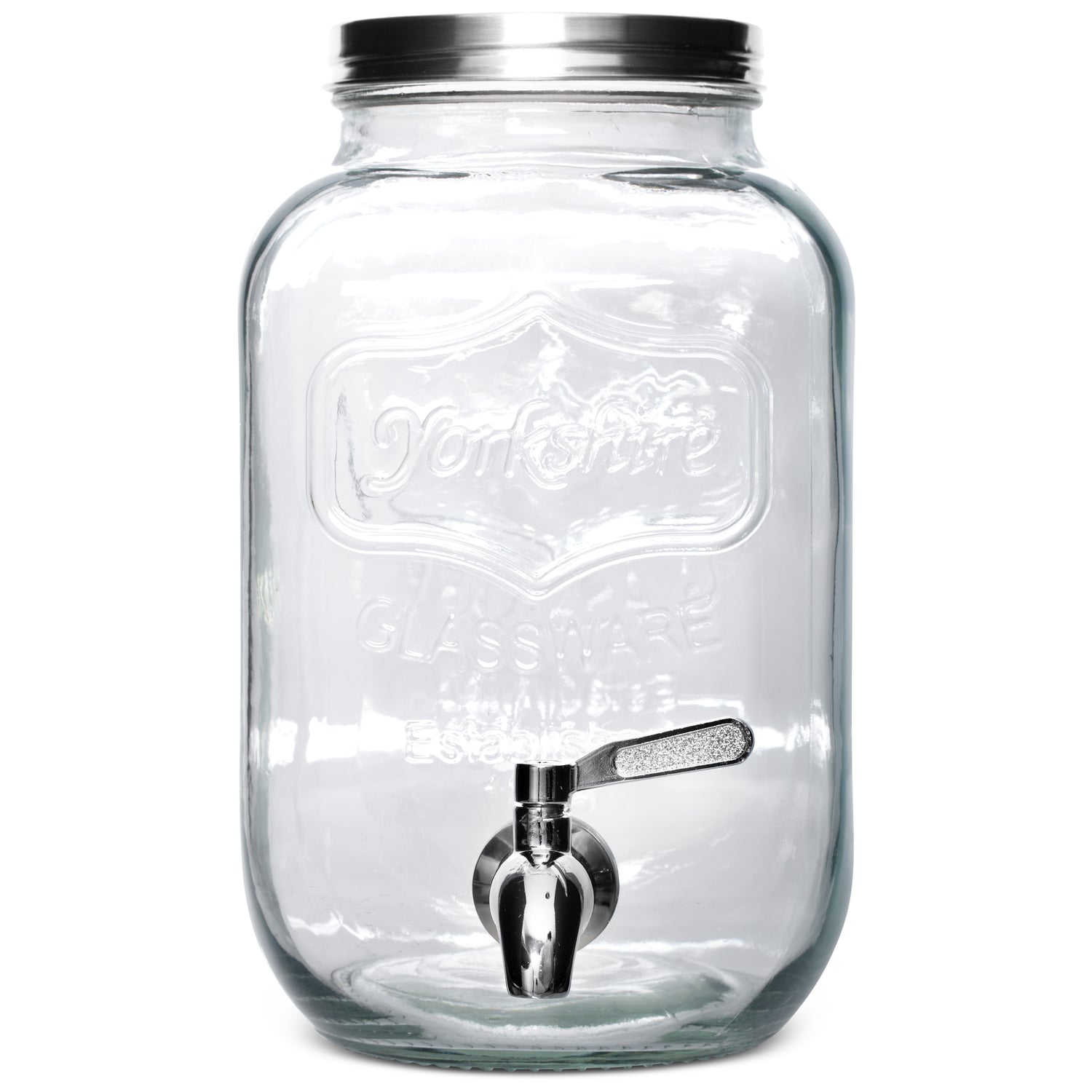 Pilsen Mouth Blown Glass Beverage Dispenser - texxture 6461250