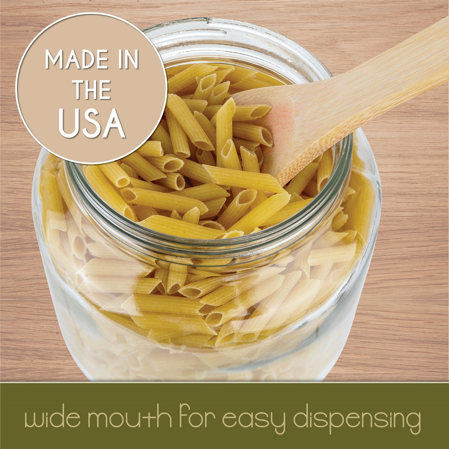Half gallon mason jar 6 pack lid detail