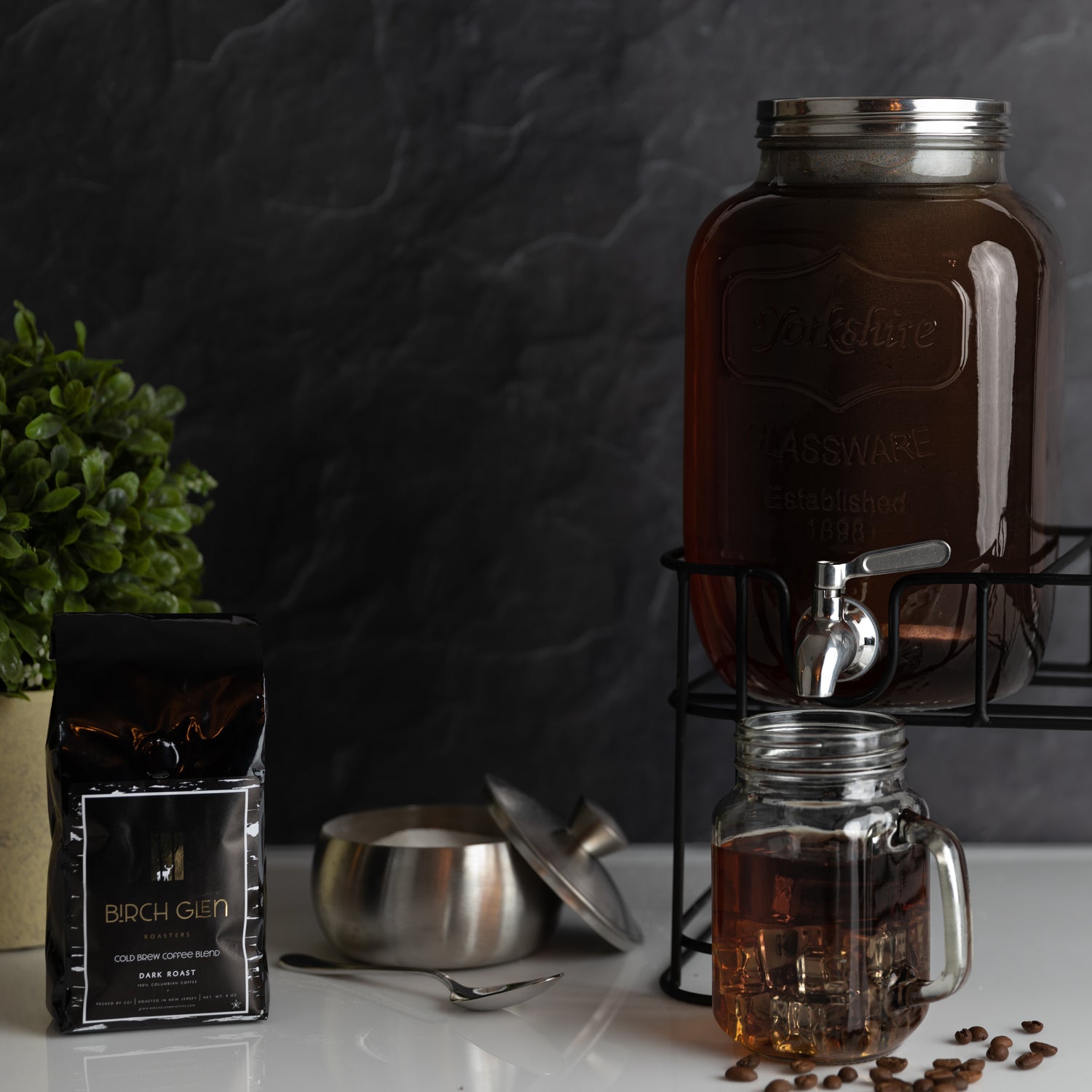 Cold brew coffee pot set drip filter, iced barista tools - Hand-made g –  Bertshop